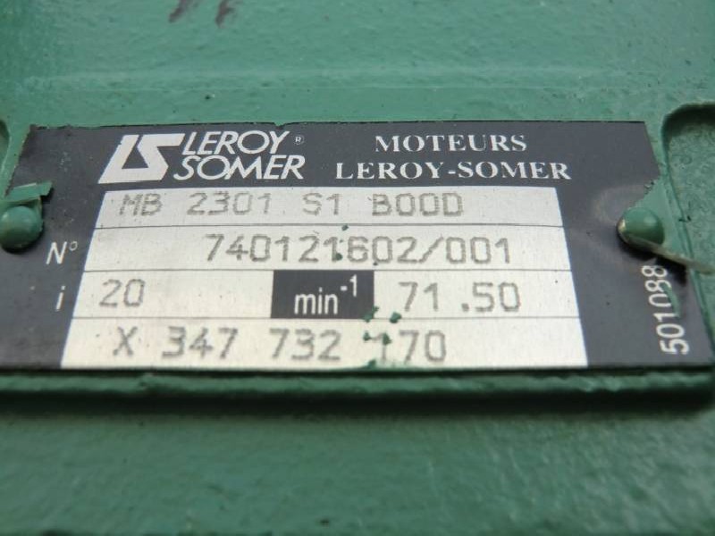 Gear motor Getriebemotor mit Bremse LEROY SOMER Typ: LS90L DP T ( LS90LDPT ) Neu ! photo on Industry-Pilot